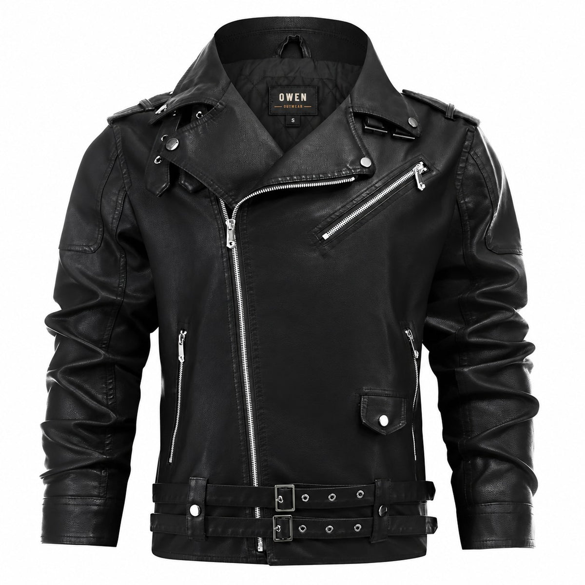 Camden Double-Buckle Biker Jacket