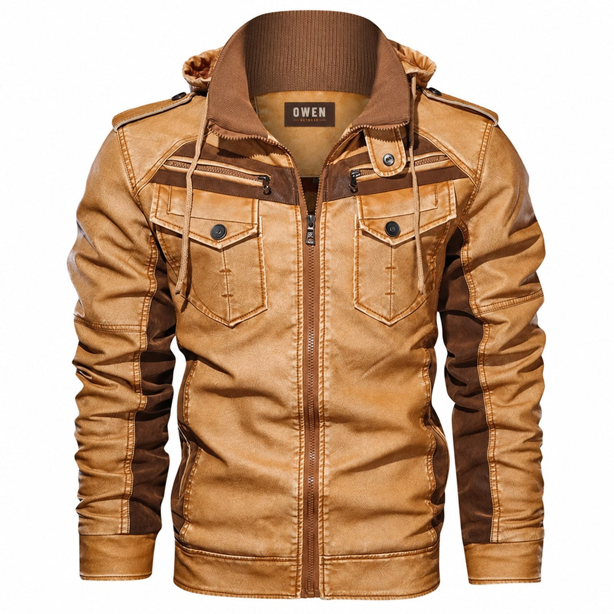 Calder Utility Jacket – Vegan Leather