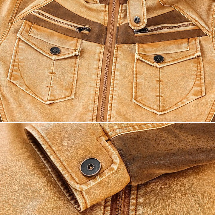 Calder Utility Jacket – Vegan Leather